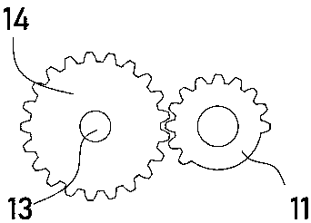 Meat stuffing chopping device for food processing