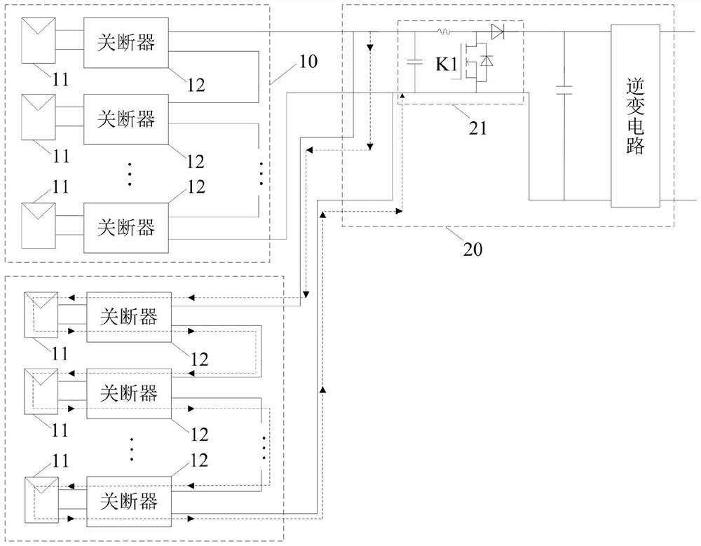 Photovoltaic system and photovoltaic turn-off method