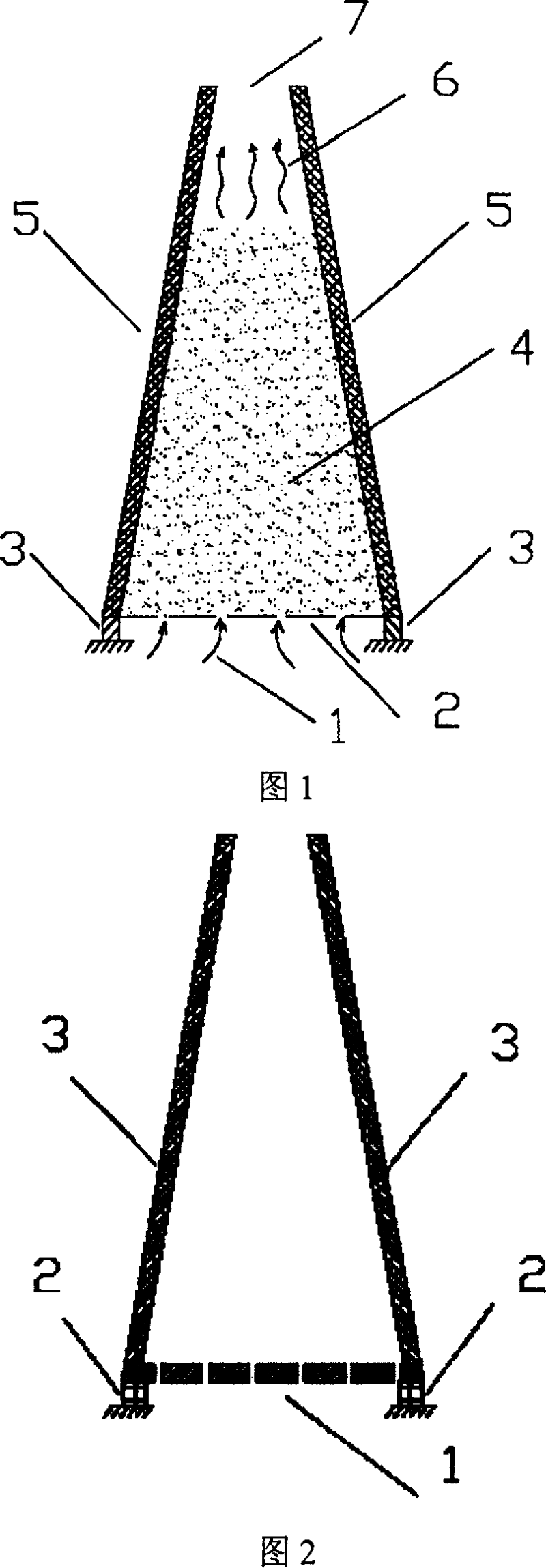 Chimney type organic garbage fertilizer-making machine