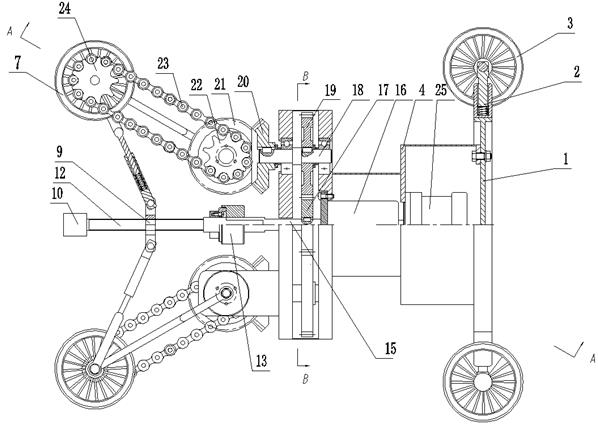 Self-adaptive intelligent pipeline robot and intermittent circulation driving method