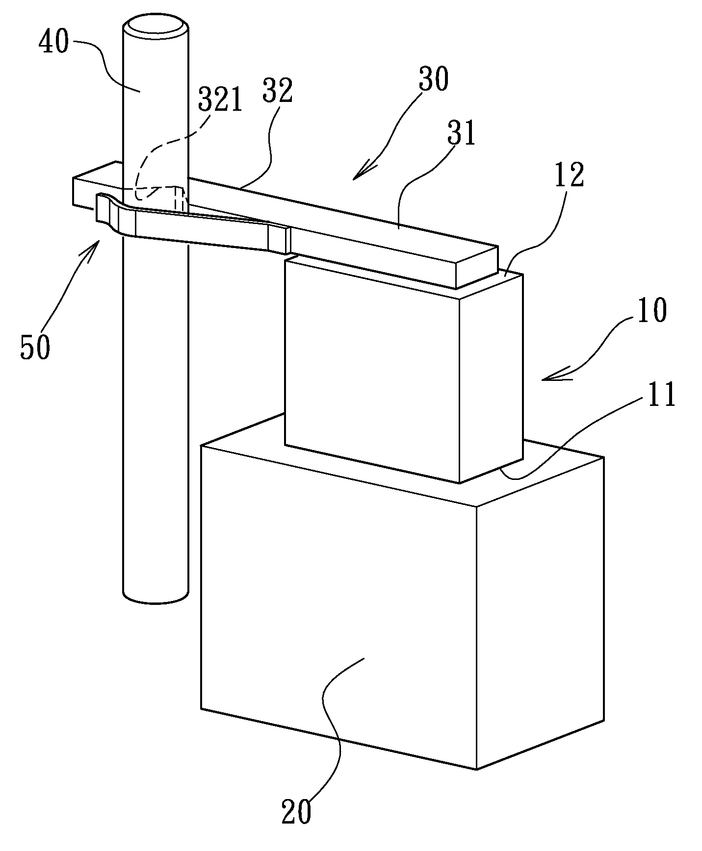 Electromechanical actuator structure