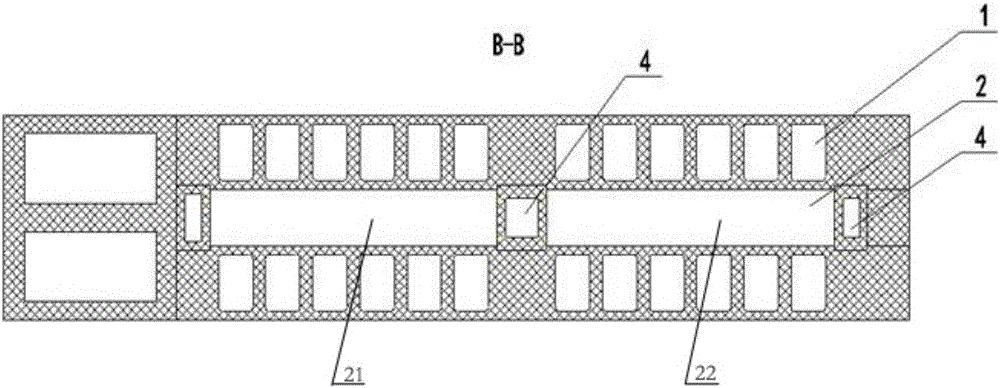 A vertical furnace carbonization chamber with an inner gas collection chamber