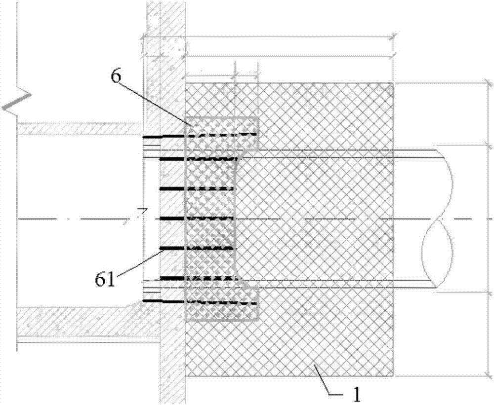 Shield in-tunnel construction method