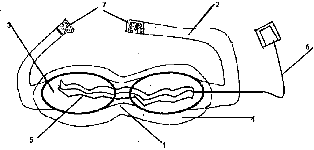 Health-care thermal therapy eye patch with physical therapy function