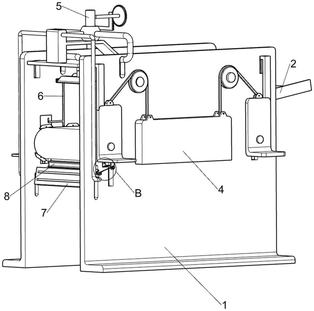 Uniform spraying device for liquid feed additive