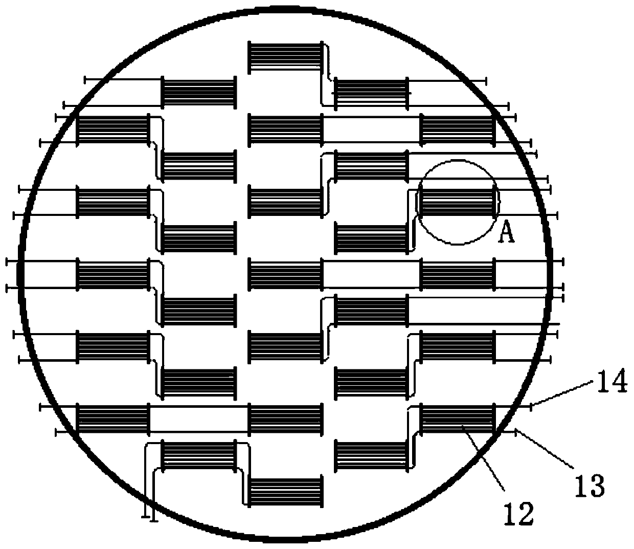 Condensing type white smoke removing system and method for flue gas slurry