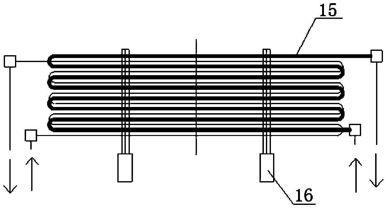 Condensing type white smoke removing system and method for flue gas slurry