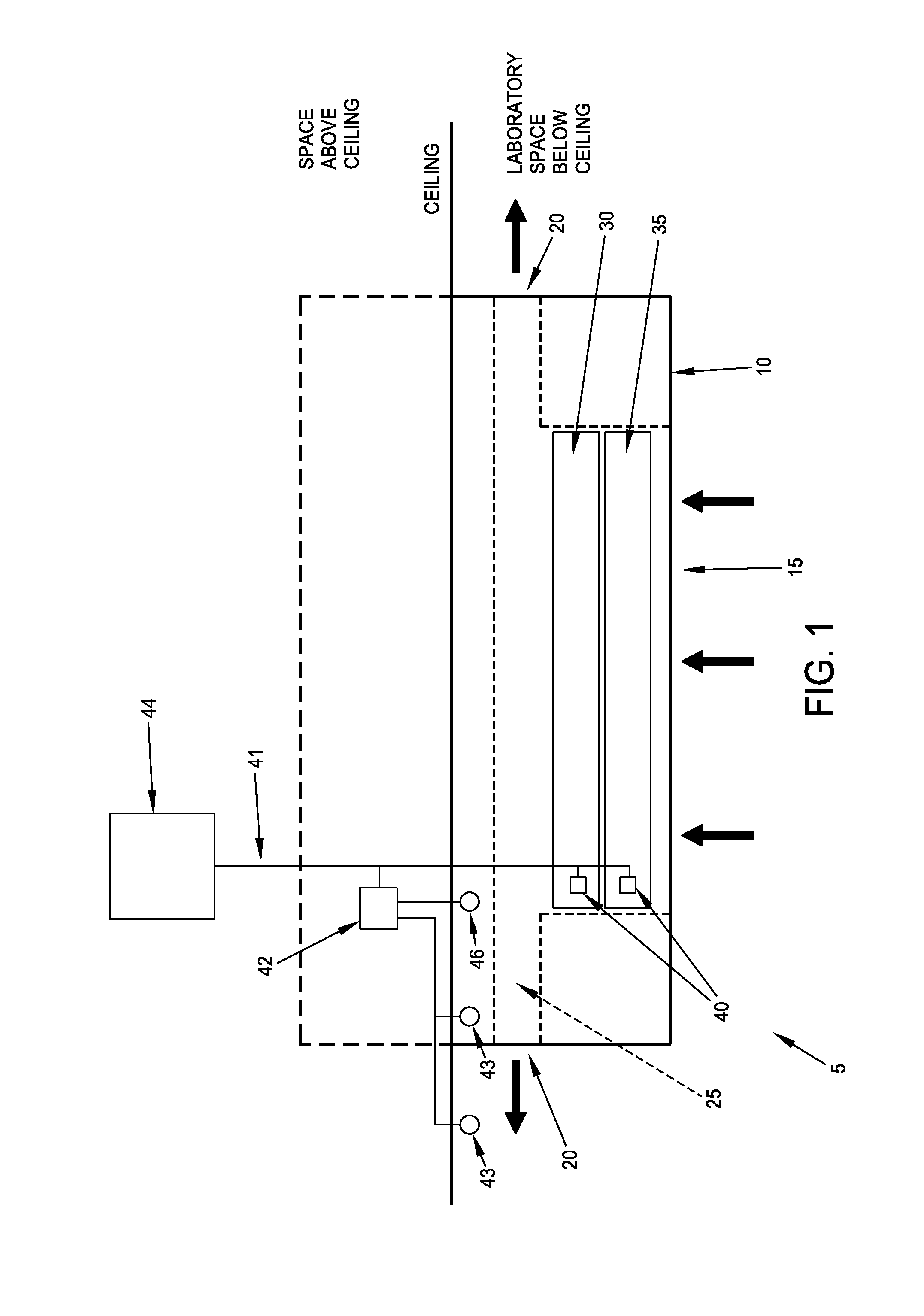 Method and apparatus for monitoring and ensuring air quality in a building