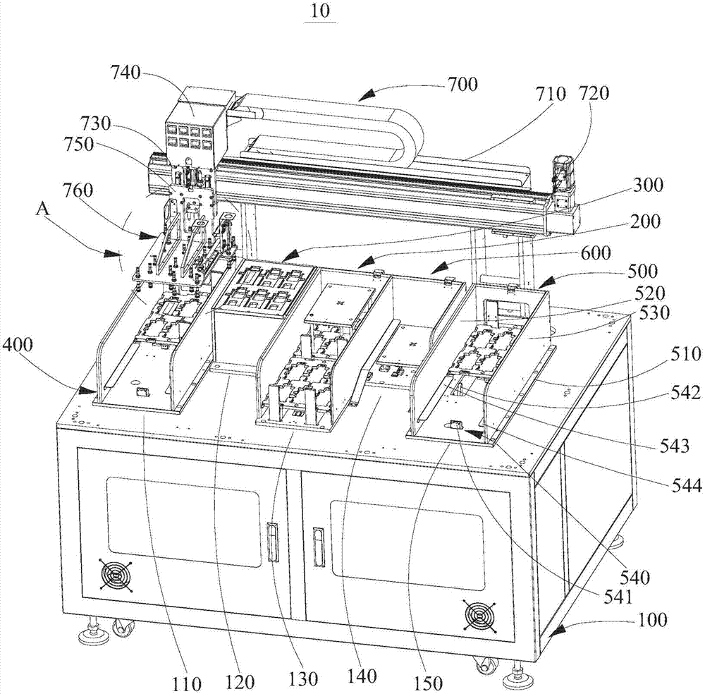 Lithium battery code scanning and packaging equipment