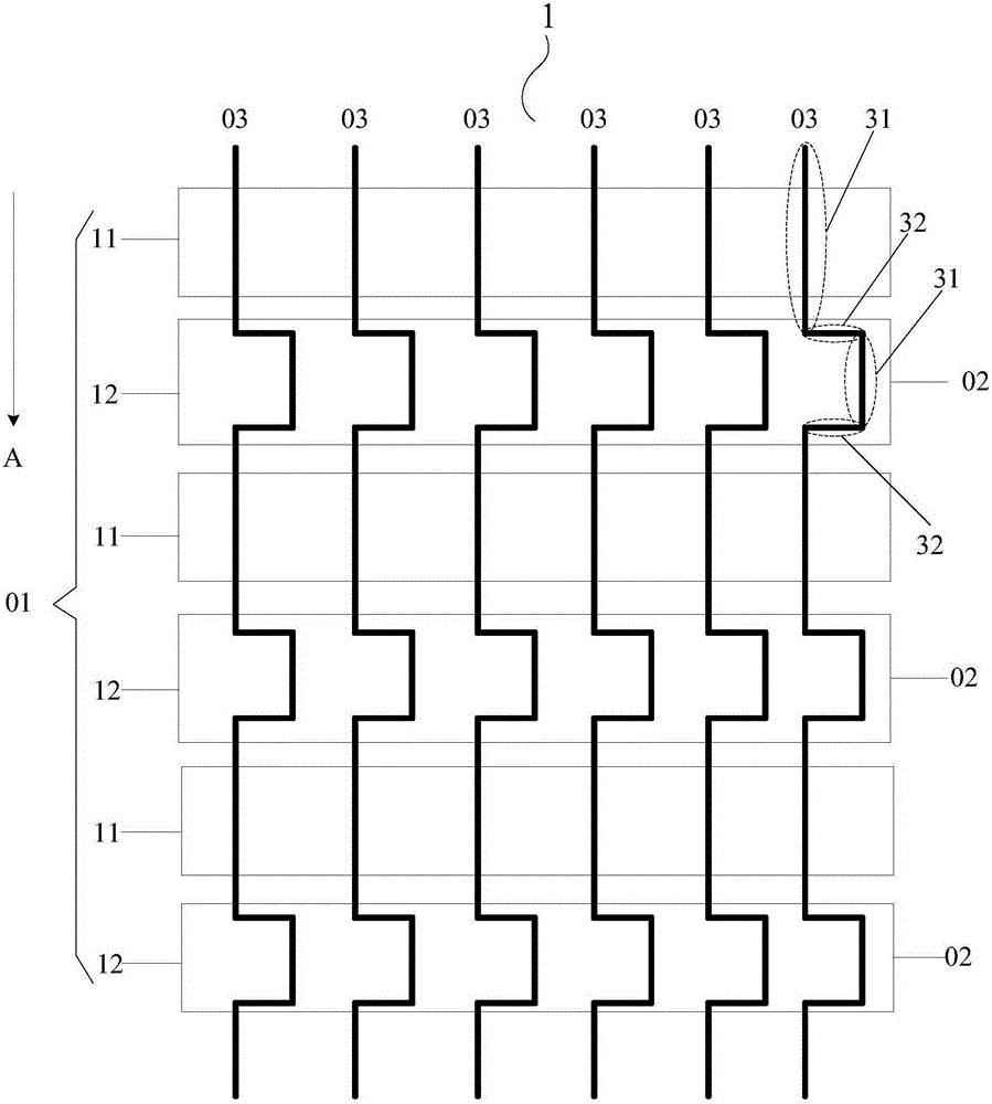 In-cell touch screen and display device