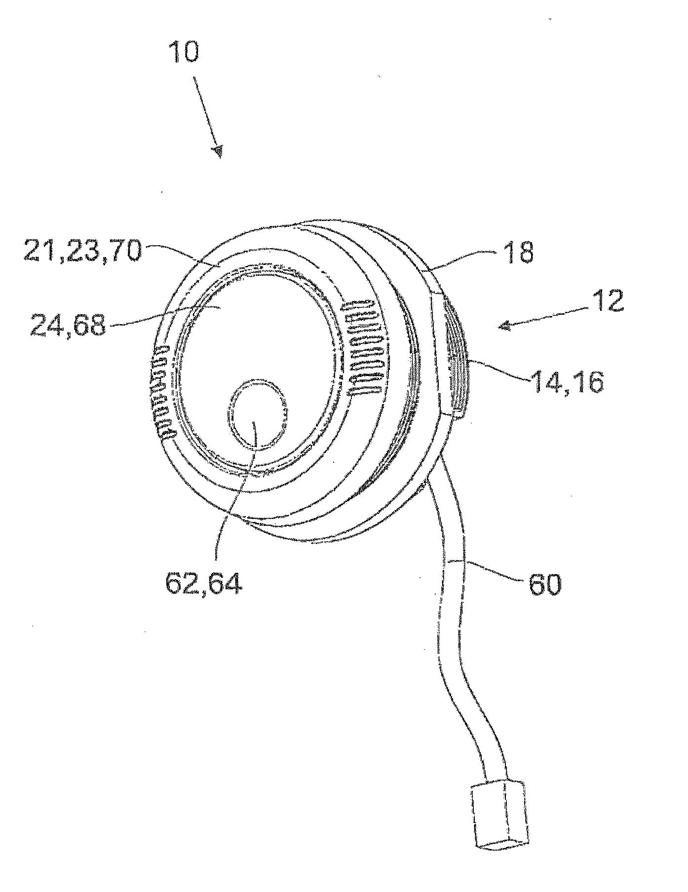 Lighting apparatus, especially a reading lamp