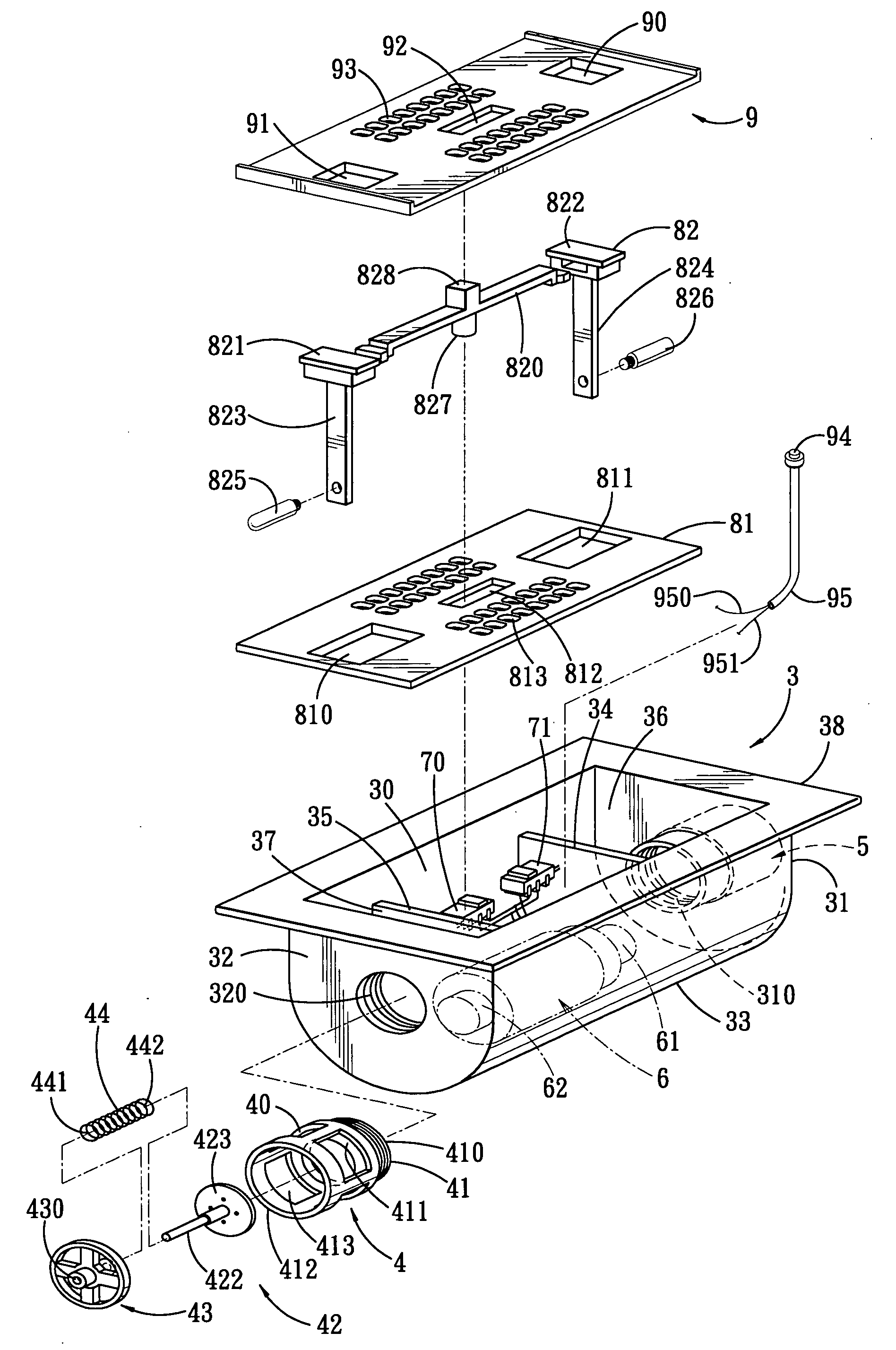 Air pump assembly for inflating and deflating an inflatable article