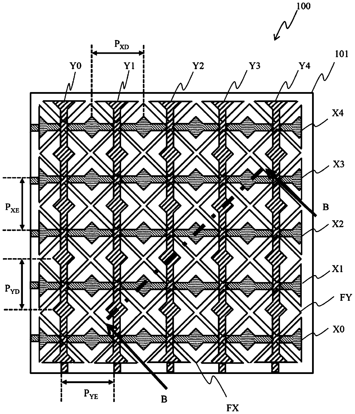 Touch panel and touch panel device