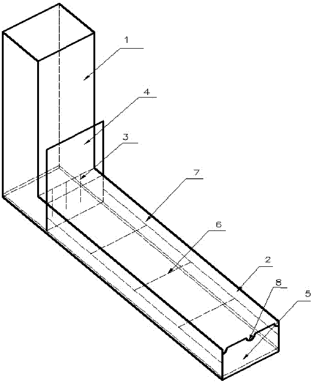 Testing method for evaluating working performance of self-compacting concrete