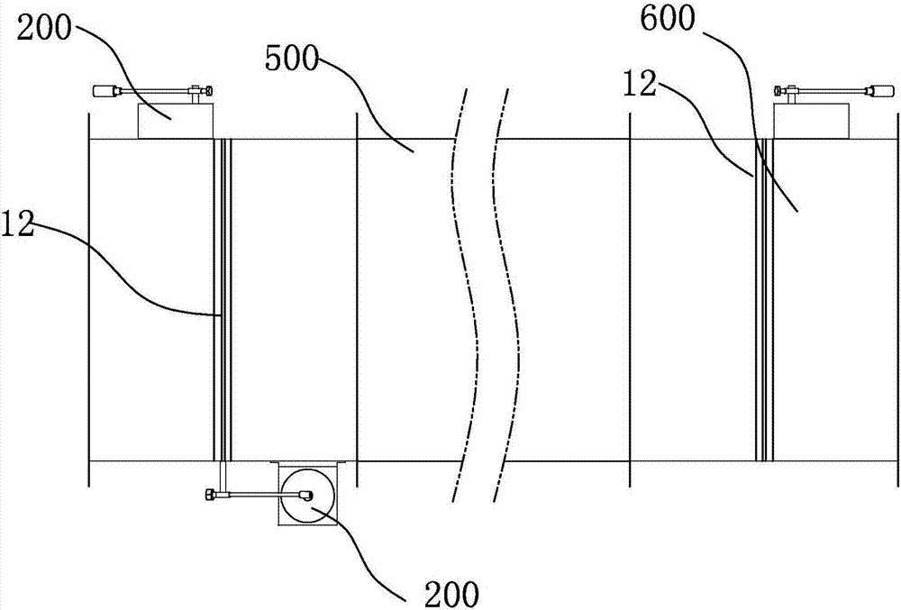 Pipeline fire extinguishing device