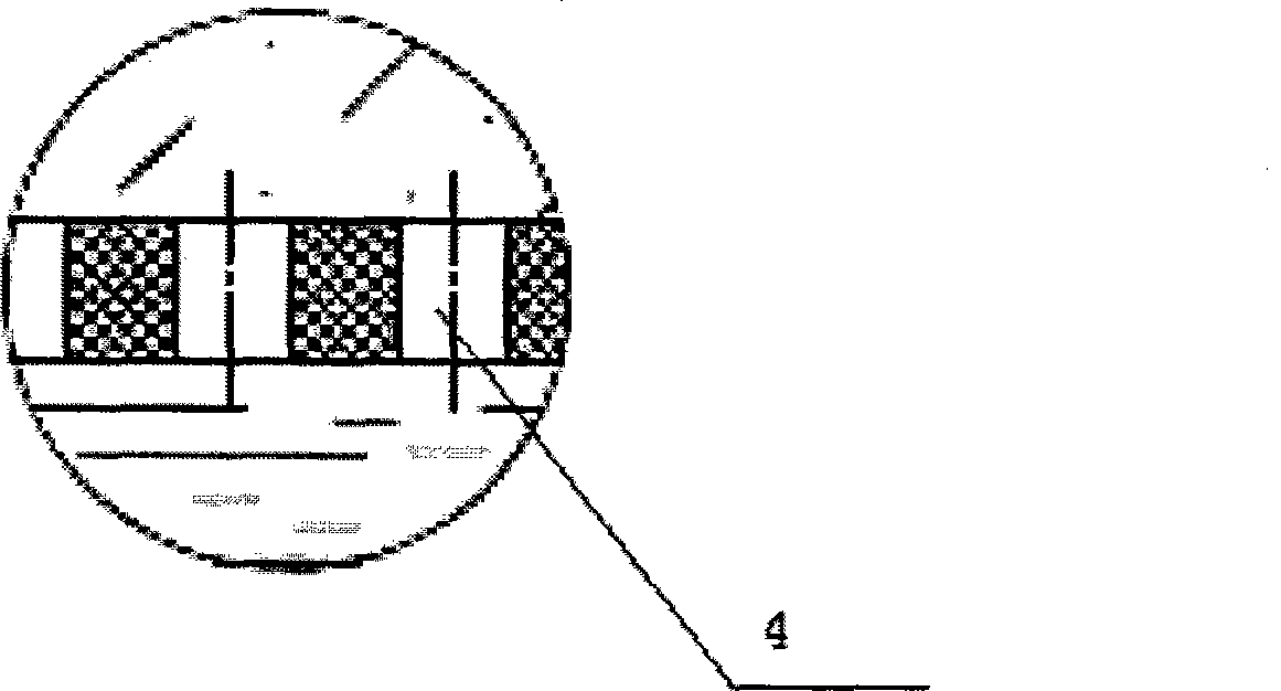 Rainwater underground gathering apparatus