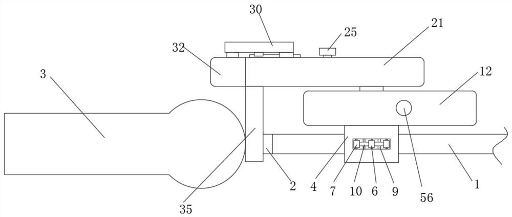 Femoral extramedullary positioning osteotomy device in knee joint replacement and use method thereof