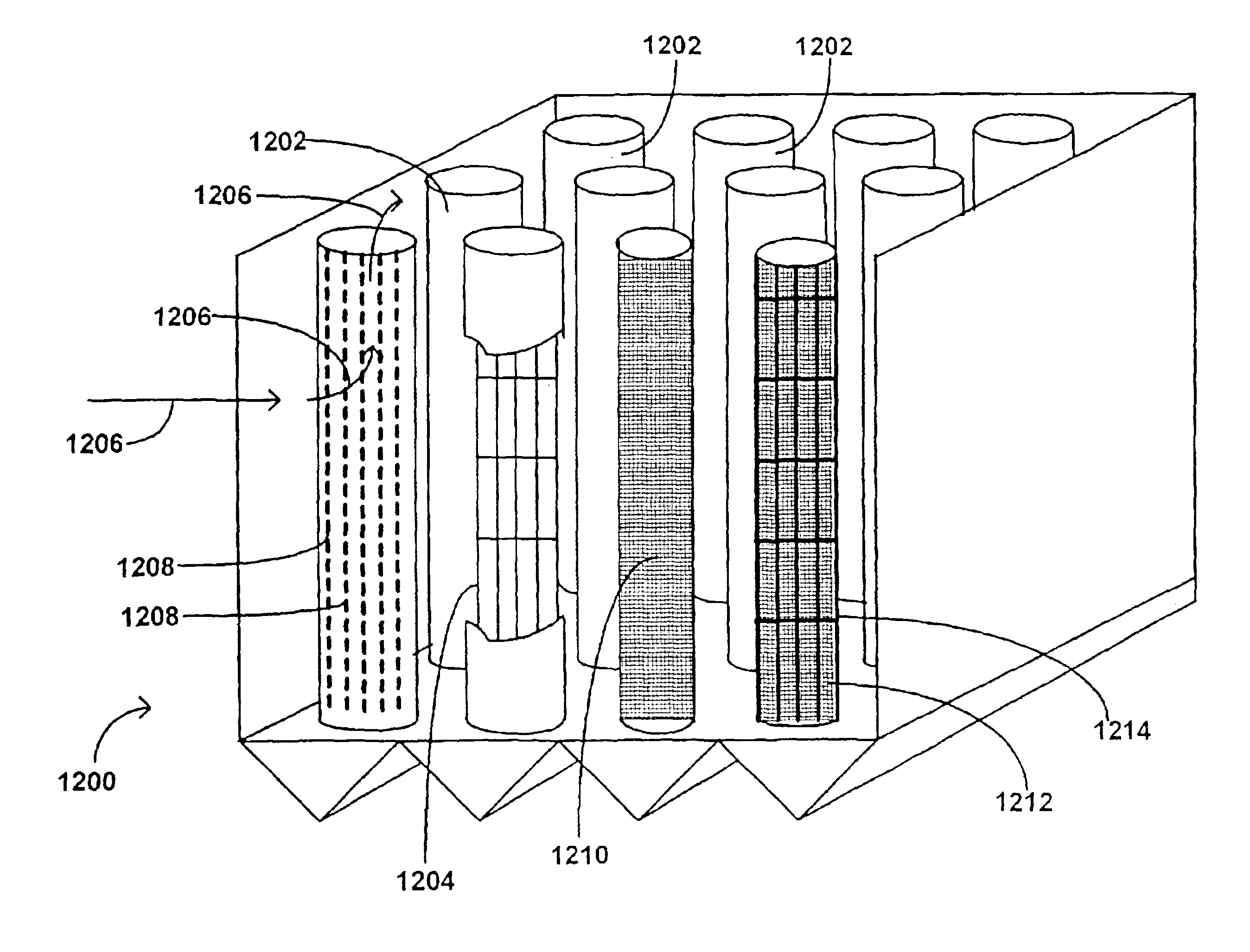 Method and apparatus for removing vapor phase contaminants from a flue gas stream