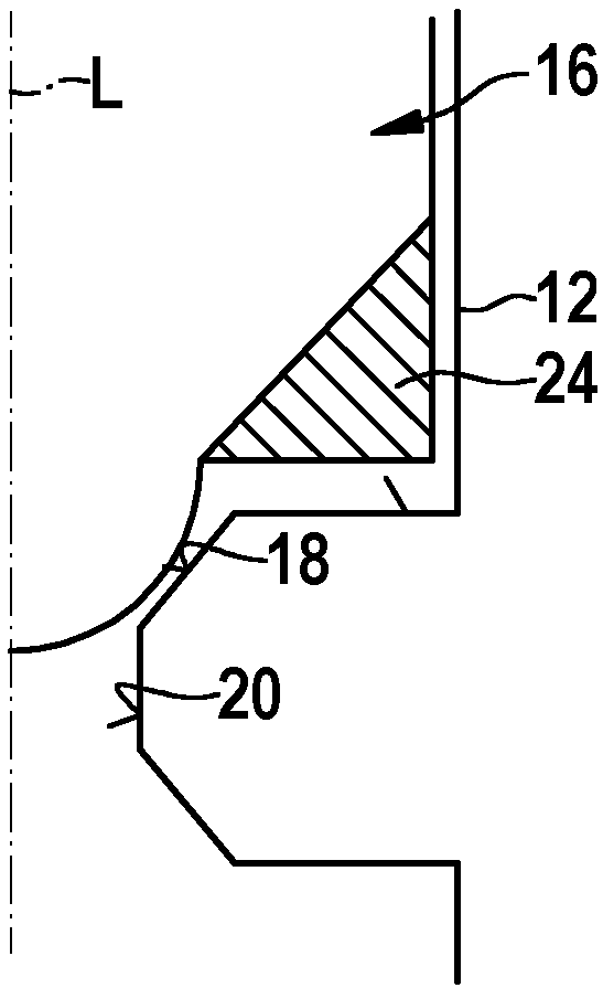 Valve device for throttling a pressure medium flow, and damping device for damping pressure pulsations