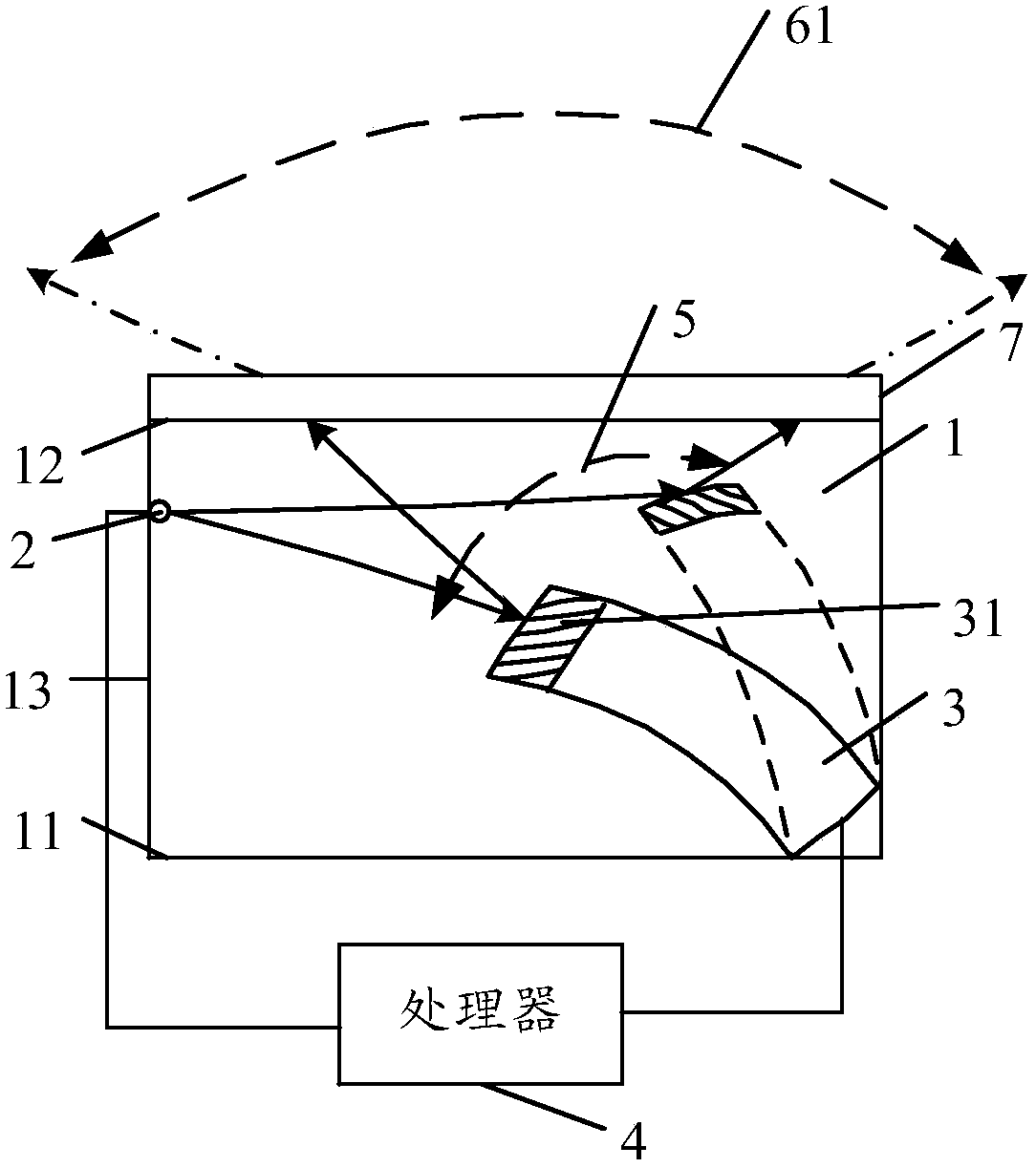 A projection device and method