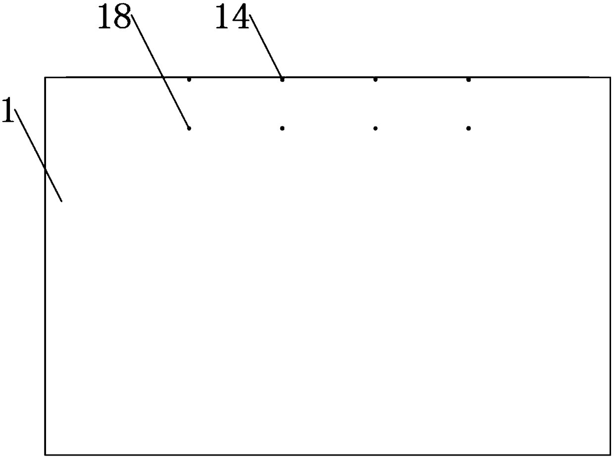 Square specimen fixing box combined and provided with expressage box