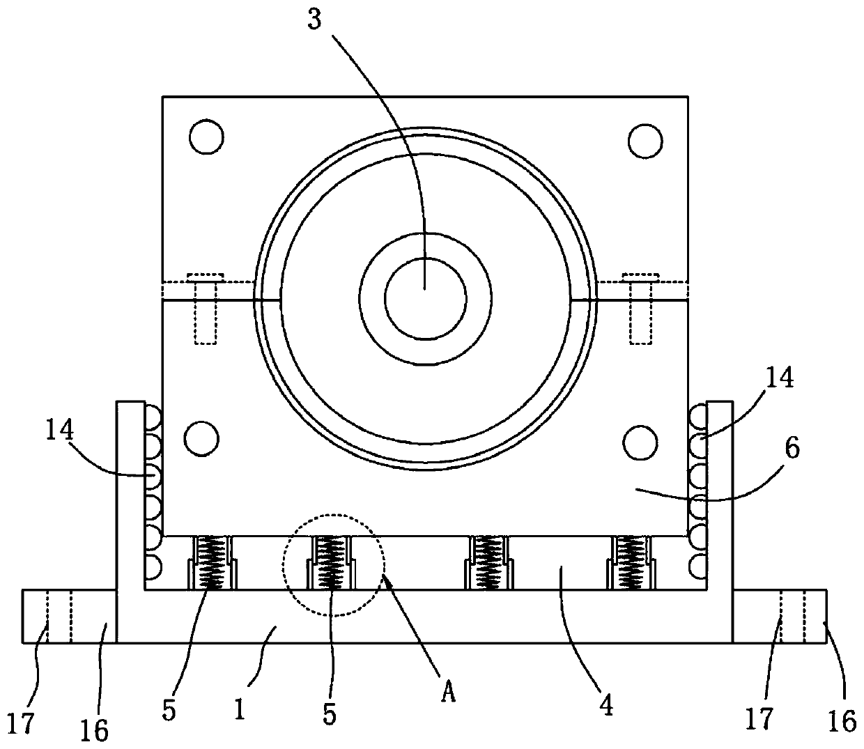 Servo motor shockproof mechanism