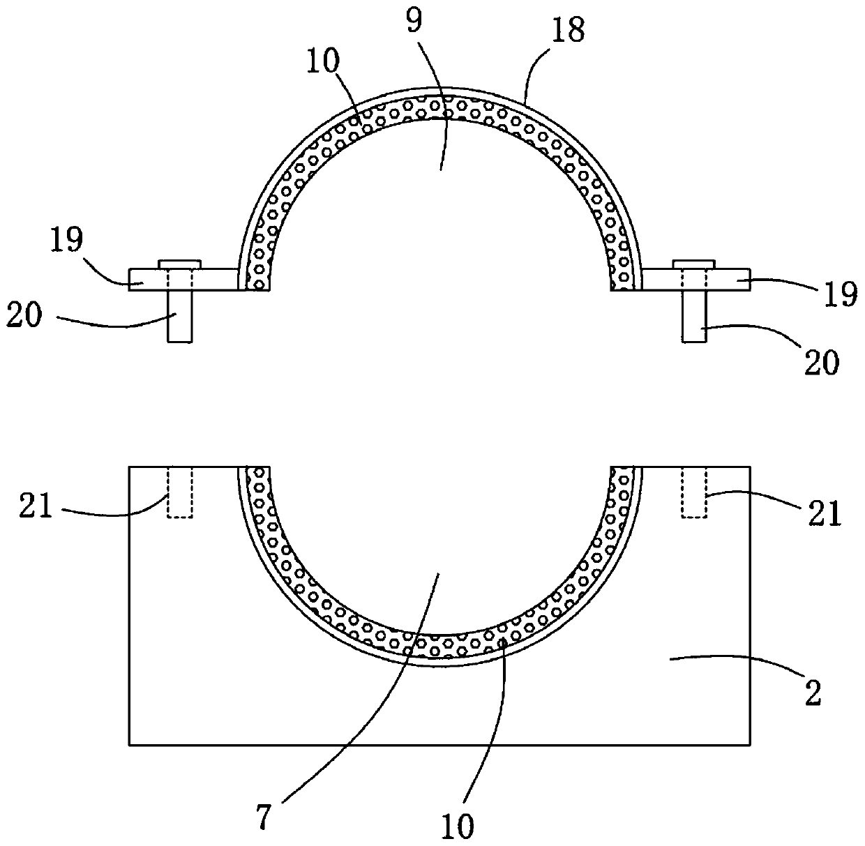 Servo motor shockproof mechanism