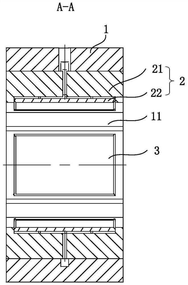 Radial bearing and air suspension centrifugal compressor