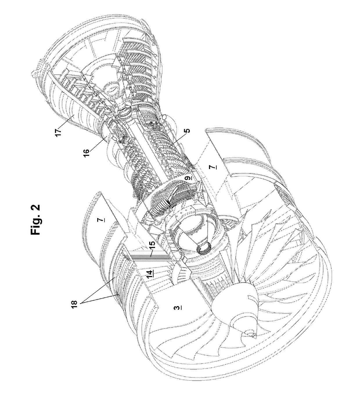 Fully Integrated Hybrid Electric Jet Engine