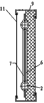 Novel heat absorption plate with blue film coating and flat-plate collector with the heat absorption plate