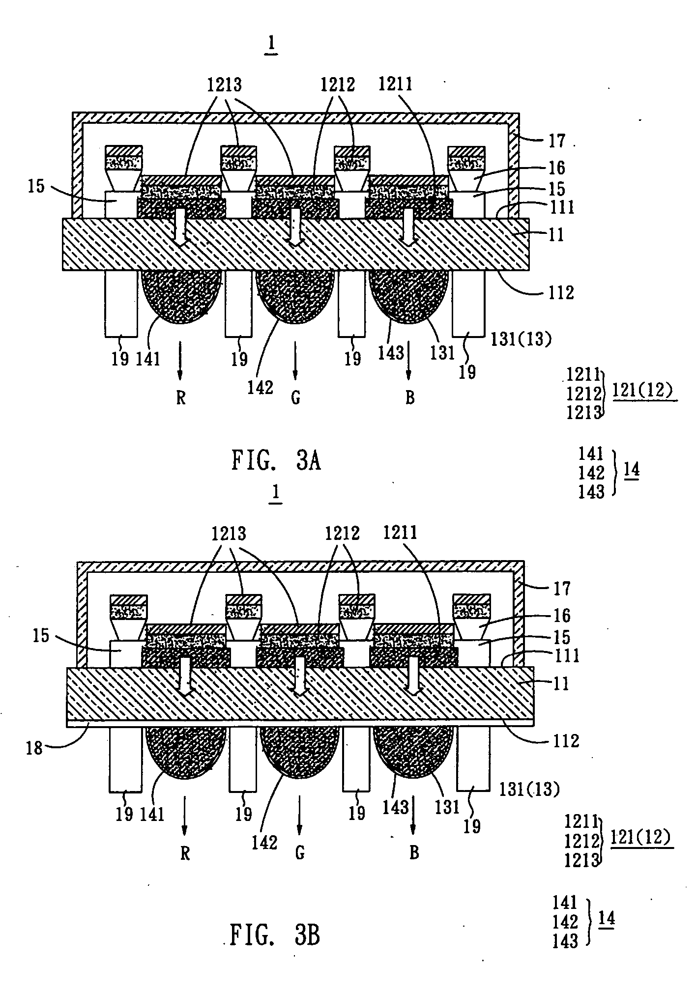 Color tunable panel of organic electroluminscent display