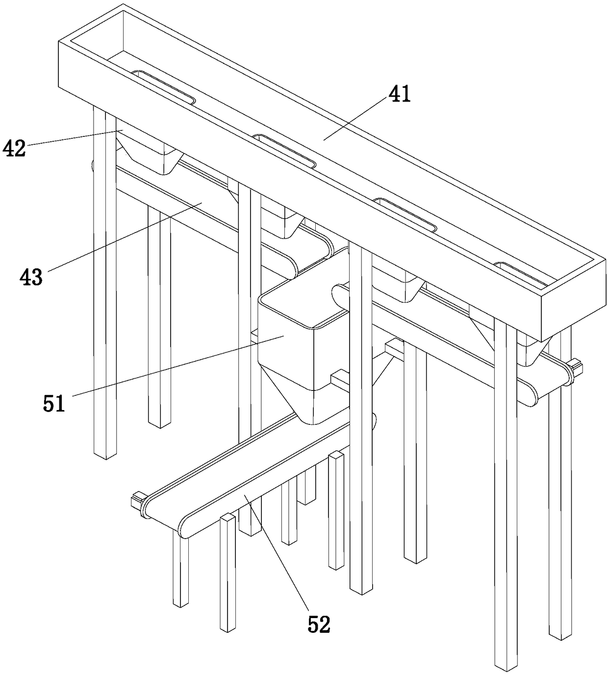 Concrete manufacturing automatic production device