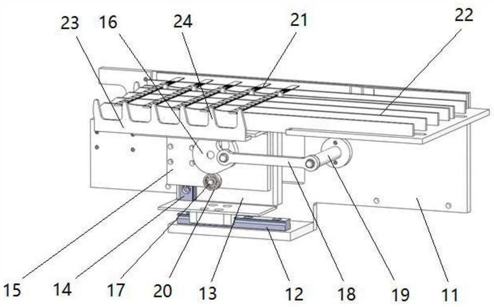 Cam, one-way intermittent conveying mechanism, test strip conveying mechanism, and sample analyzer