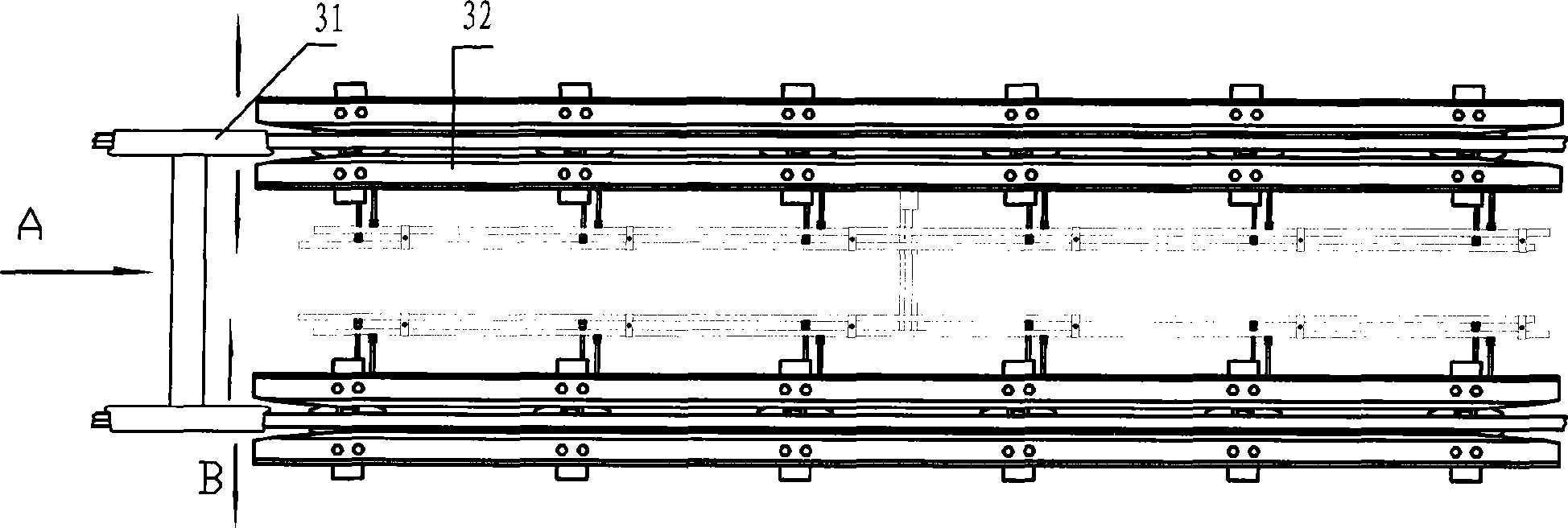 Hydraulic control system for stepless brake retarder