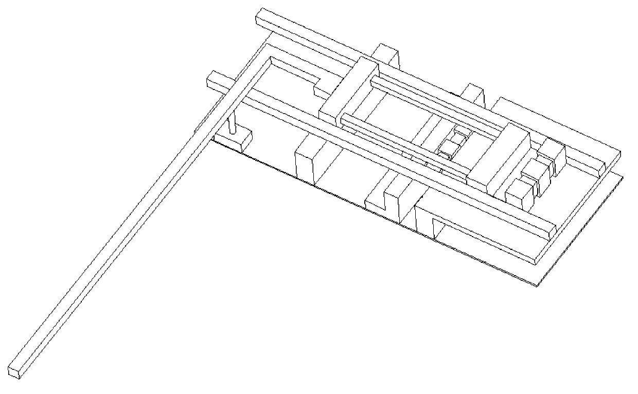 Separating device for magnet of eddy-current coupler and using method thereof