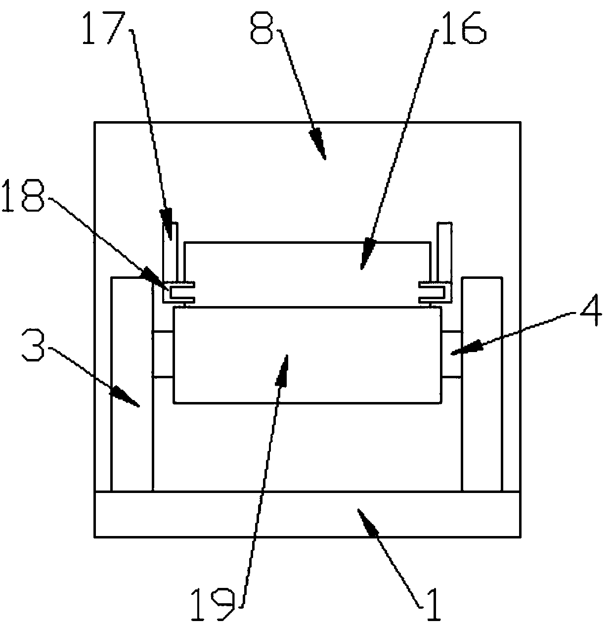 Polyethylene plastic film cut-off and winding device for food cling wrap films