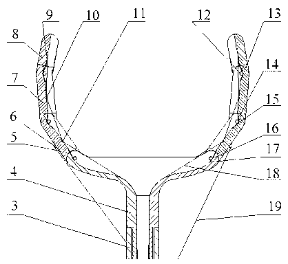 Garlic splitting mechanical hand