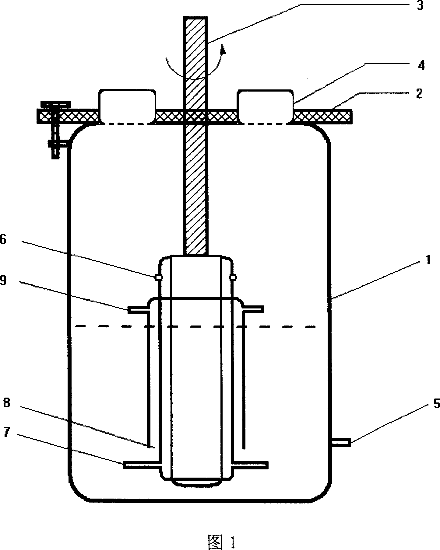 Extract-agitating self-suction type biological reactor