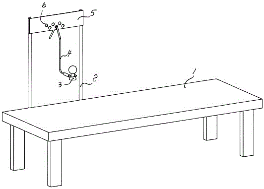 Electrocardiogram chest lead wire combing device