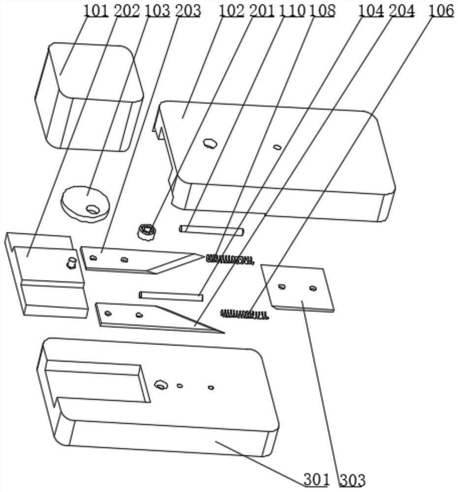 Fuse deposition type 3D printing wire shearing device and operation method