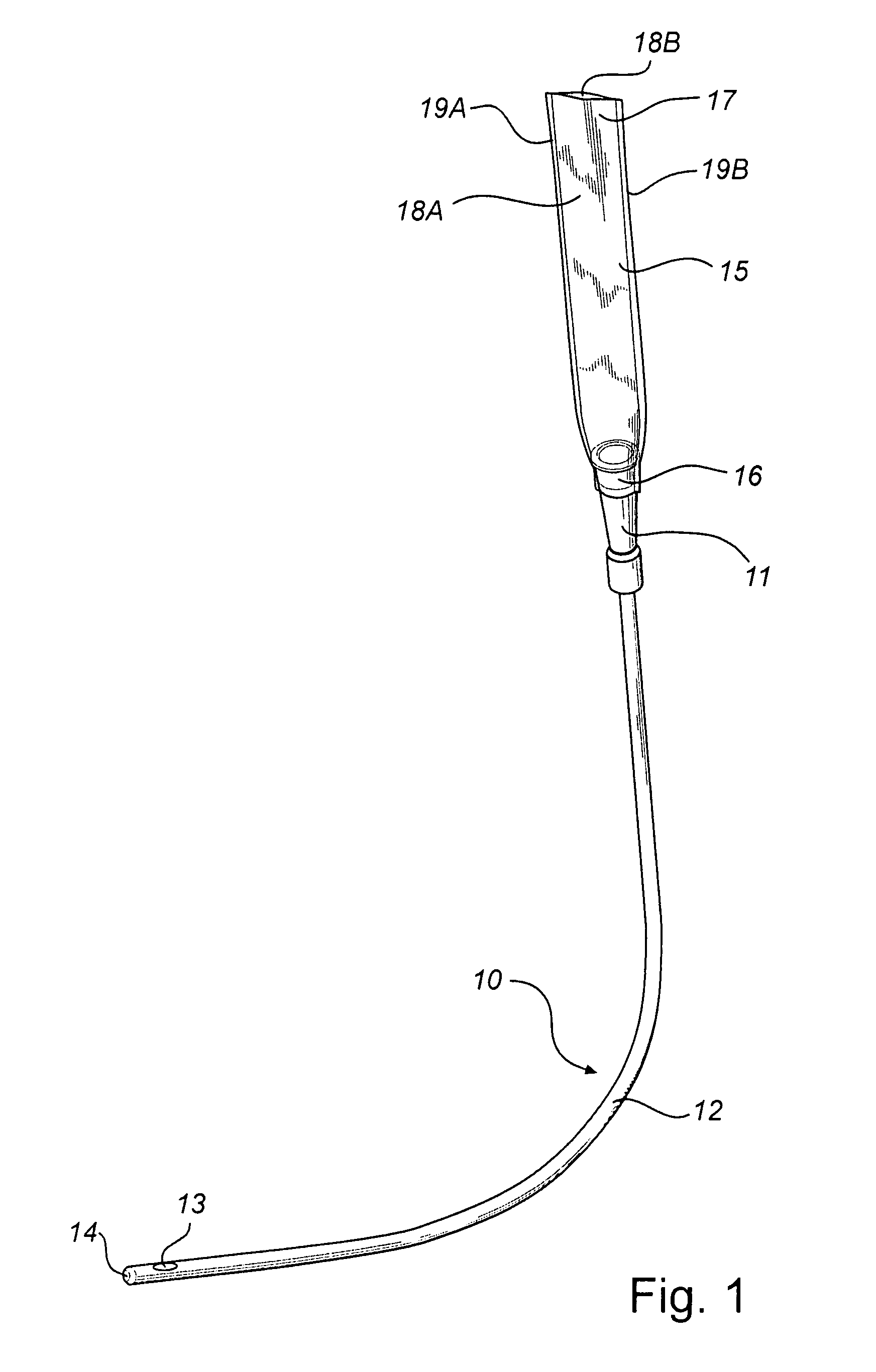 Urinary catheter with one way check valve