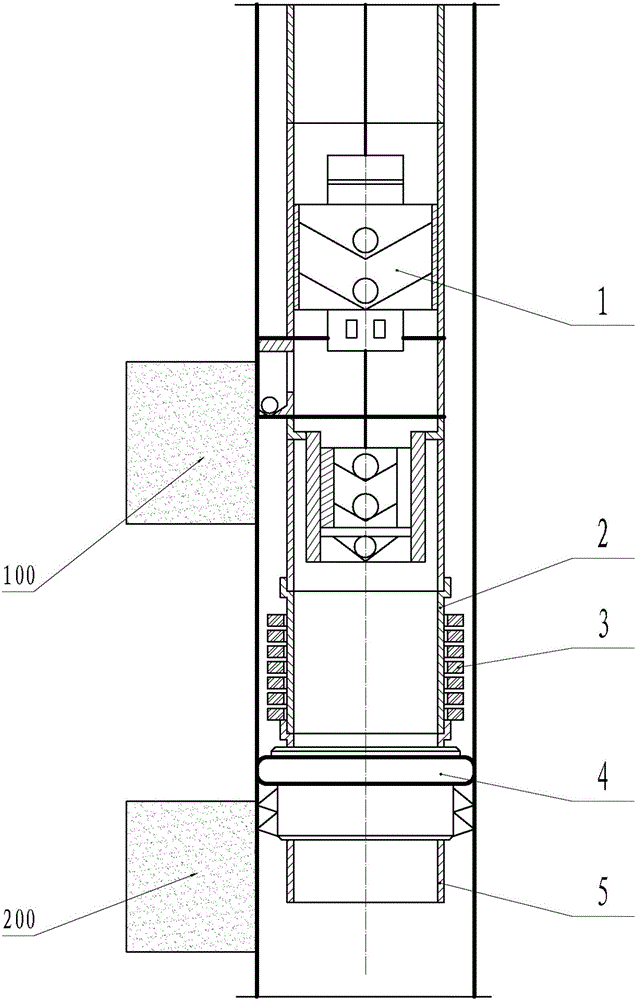 Method for preventing eccentric wear of pumping rod and oil tube and separate-zone whole production tubular column