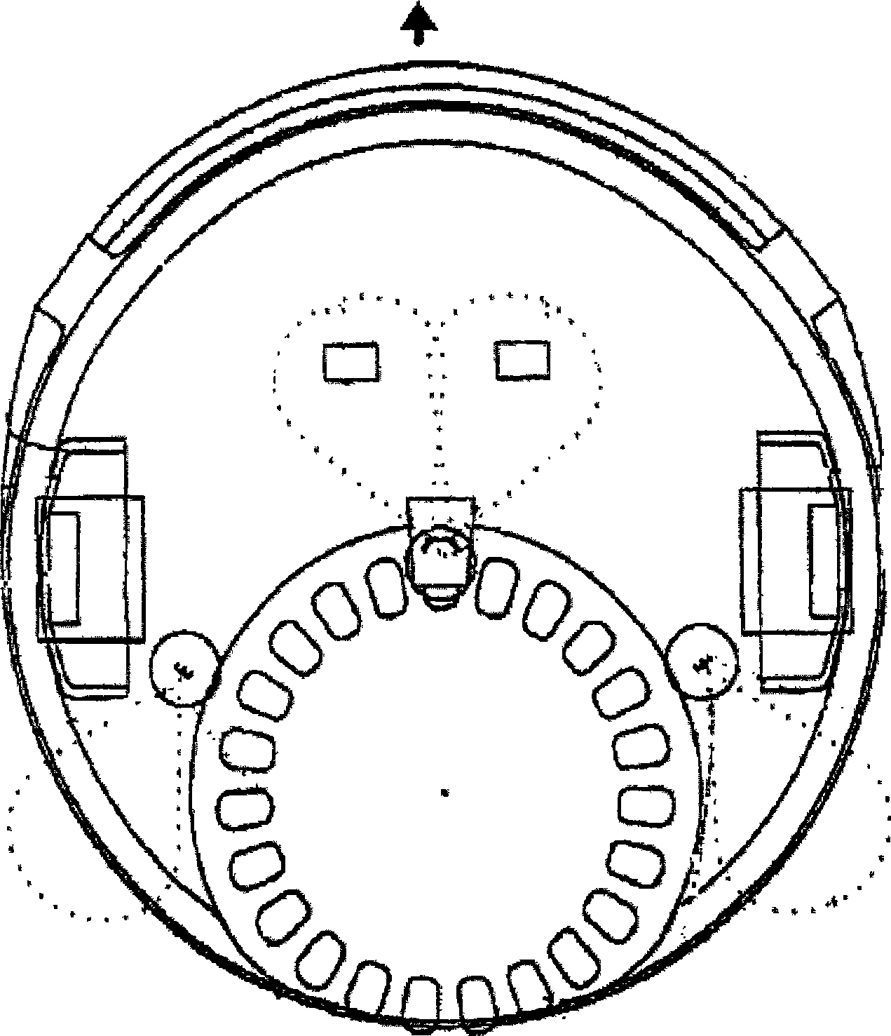 Ground processing system and method for contacting joint of ground processing equipment and charging stand