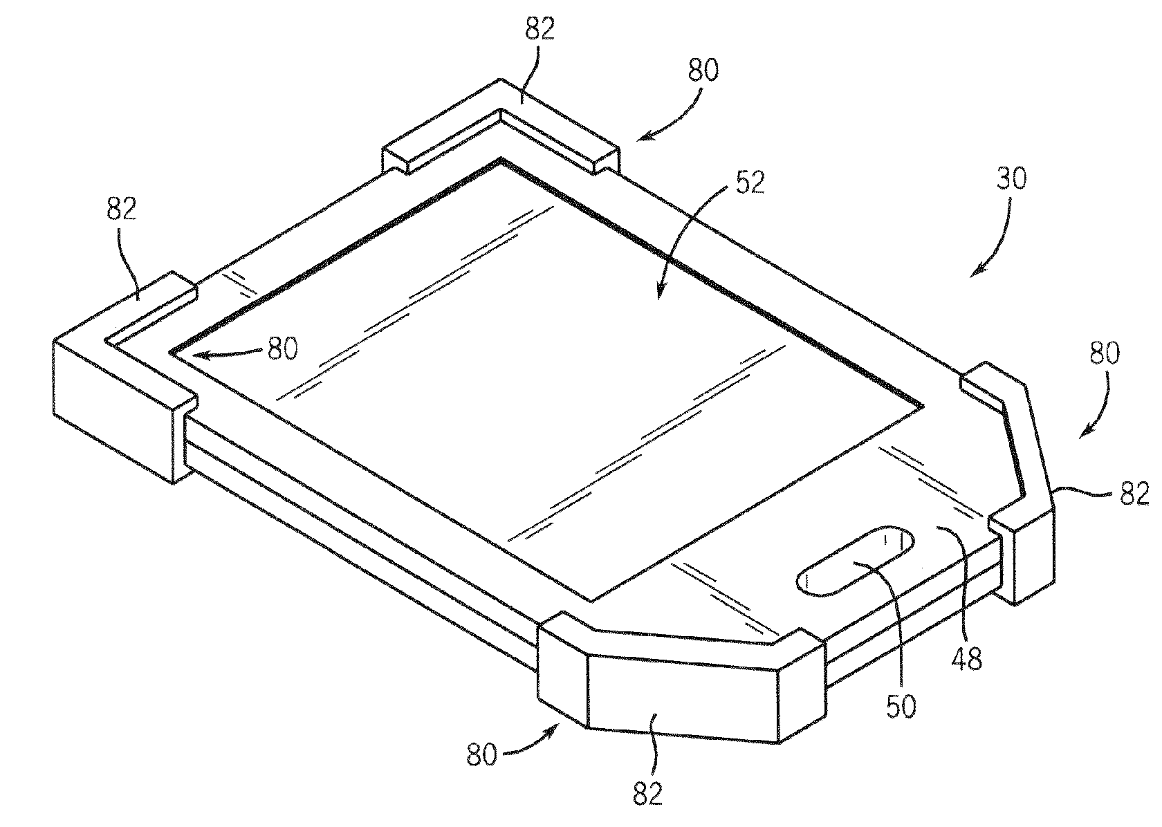 X-ray detector with impact absorbing cover