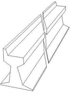 Light railway track, and track car track transfer device and method