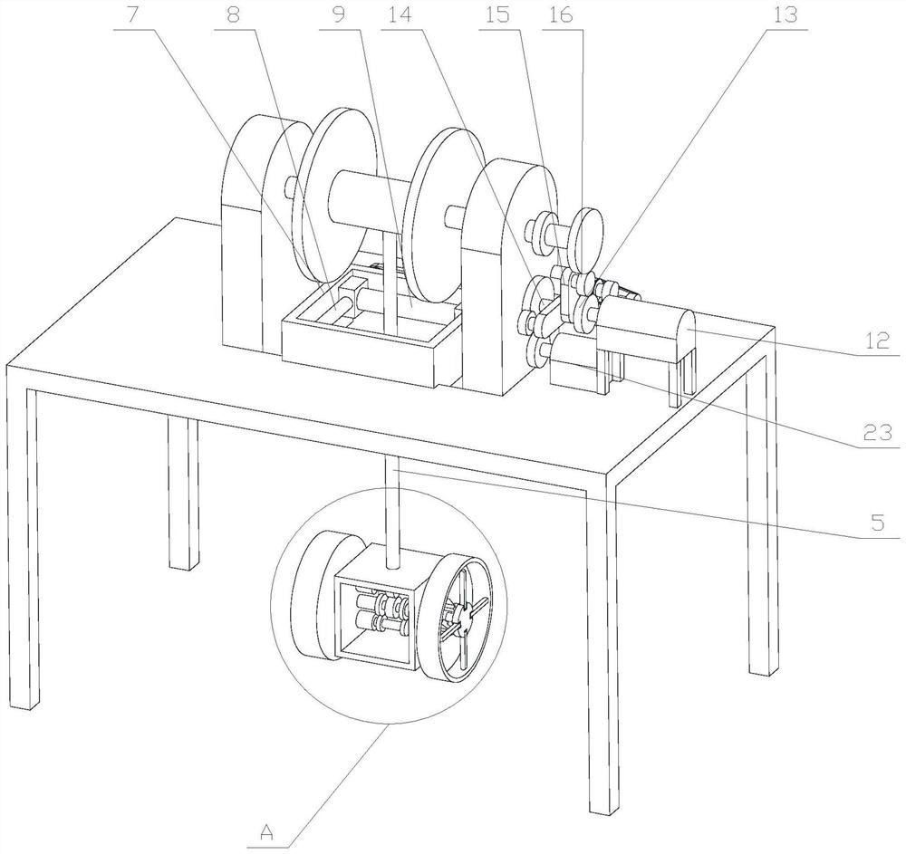 Depth measuring device for mining mine filling material