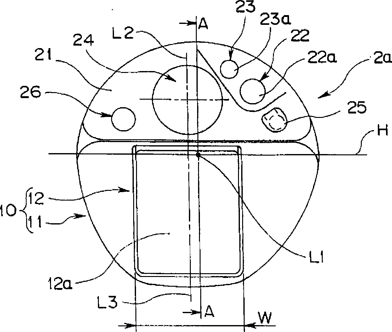 Ultrasonic probe and ultrasonic endoscope with ultrasonic probe