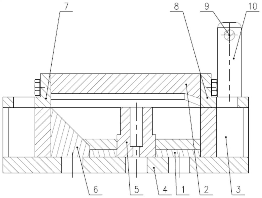 Special-shaped adapter integrated forming die and method