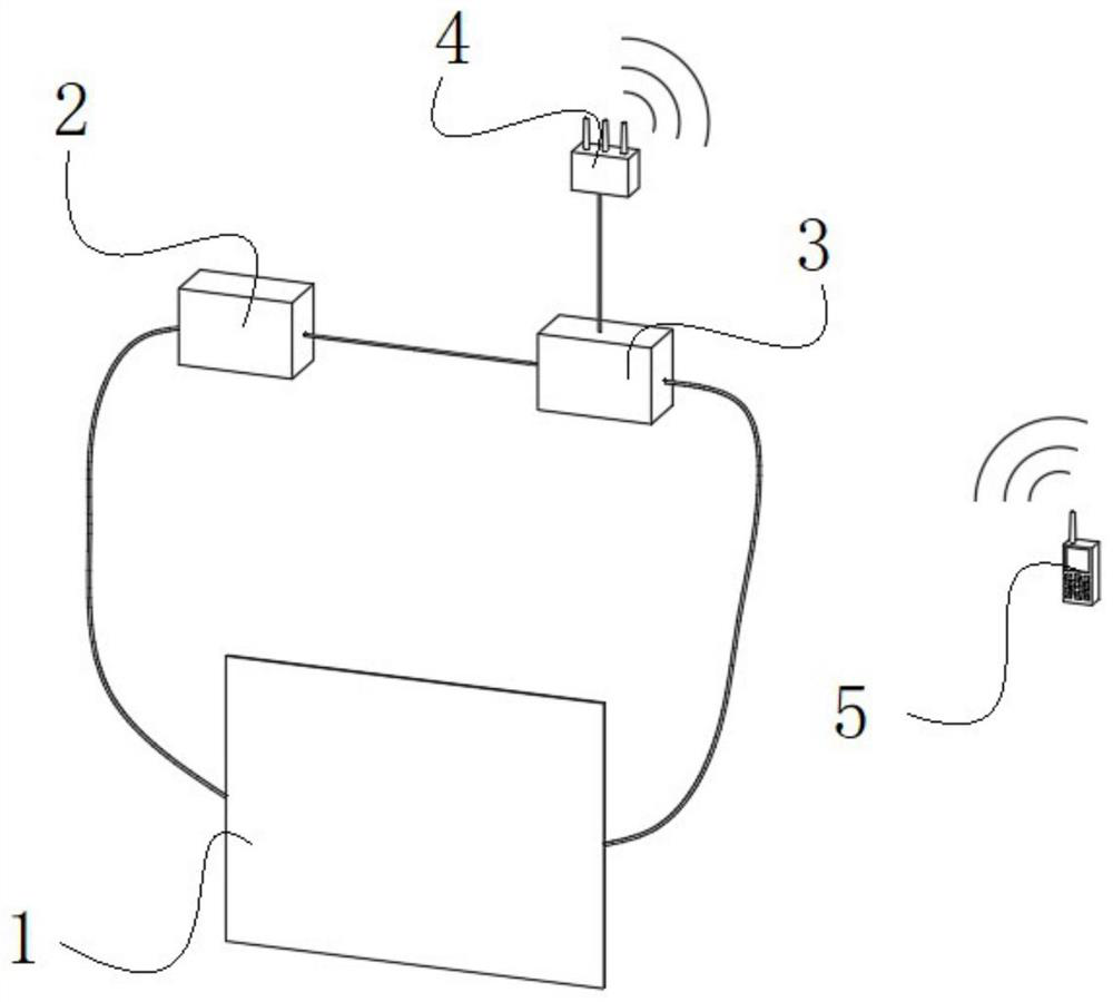 Concrete crack remote monitoring device