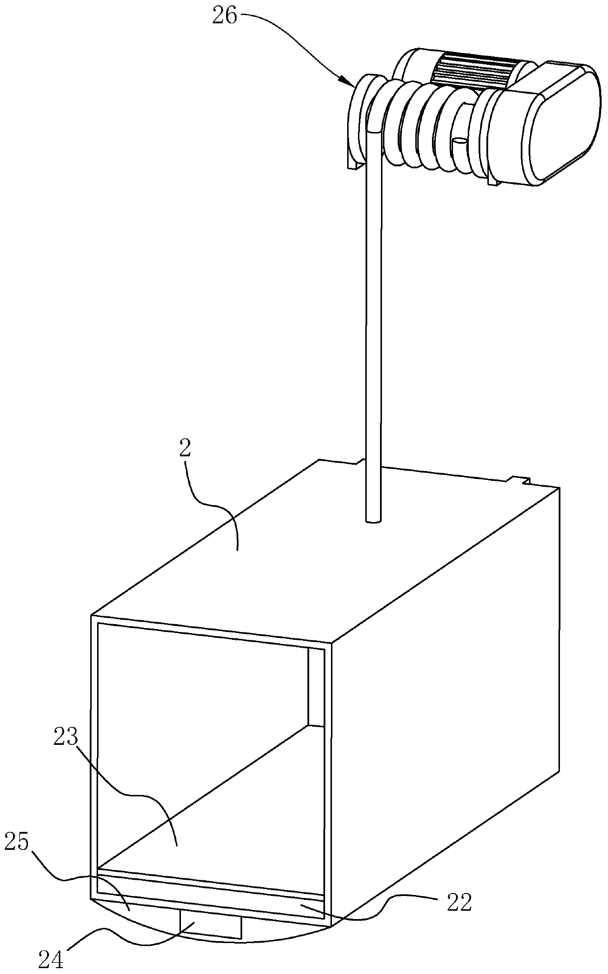 Safety linkage device for people and goods elevators in building construction